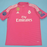 2014/15 RM Away Pink Retro Soccer Jersey