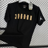 2025 Jordan Black High Quality Casual T-Shirt  T174