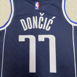 Mavericks DONCIC #77 Blue  NBA Jerseys