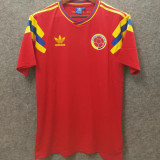 1990 Colombia Home Retro Soccer Jersey