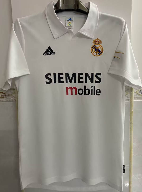 2002/03 RM Home White Edición Centenaria Retro Jersey