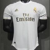 2019/20 RM Home White Retro Player Version Soccer Jersey 球员版