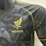 2025 Mexico Special Edition Player Version Soccer Jersey 黑色圆领