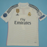 2014/15 RM Home White Retro Soccer Jersey