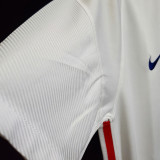 2020/21 France Away White Fans Soccer Jersey