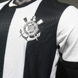2024/25 Corinthians Third Black WHite Player Version Soccer Jersey