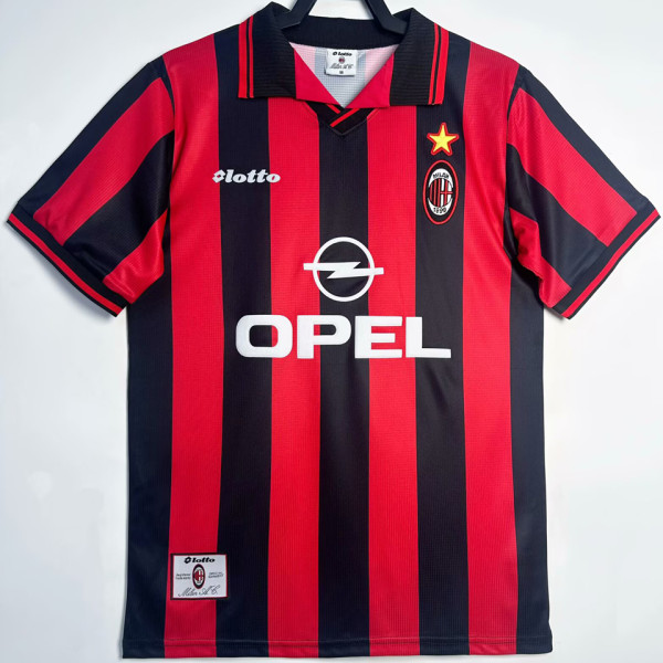 1997/98 AC Milan Home Retro Soccer Jersey