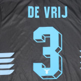 2015/16 Lazio Away Black Retro Soccer Jersey