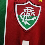 2010 Fluminense Home Red Retro Soccer Jersey