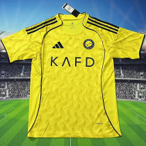 2025/26 Al Nassr Home Yellow Fans Soccer Jersey