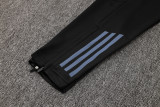 2025 Italy Black Sweater Tracksuit