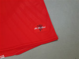 2007-08 M Utd Home Red Long Sleeve Retro Soccer Jersey UCL Version（胸前有绣欧冠决赛小字）