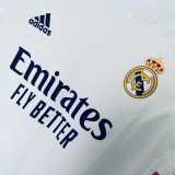 2020/21 RM Home White Retro Player Version Soccer Jersey 球员版