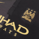 2013/14 Man City Away Black Retro Soccer Jersey