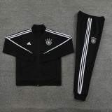 2024 Germany Black Jacket Tracksuit