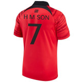 2022/23 South Korea 1:1 Quality Home Red Fans Soccer Jersey