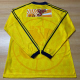 19997/1999 Club America Home Yellow Retro Long Sleeve Soccer Jersey