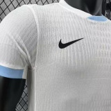 2024/25 Uruguay Away White Playe Version Jersey 乌拉圭