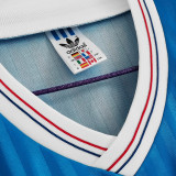 1990/91 Marseille Away Blue Retro Soccer Jersey