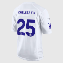 2025/26 CHELSEA FC # 25 White NFL Jersey