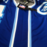 LA Lakers Bryant # 24 Blue NBA Jerseys Hot Pressed