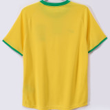 2000 Brazil Home Yellow Retro Soccer Jersey