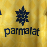 1995/97 Parma Home Yellow Retro Soccer Jersey