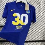 2025 Warriors CURRY #30 Blue High Quality Casual T-Shirt  T193