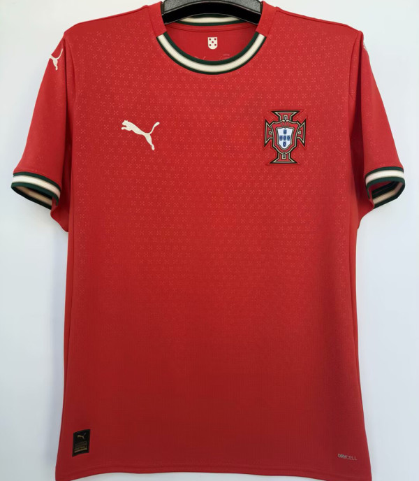 2025/26 Portugal Home 1:1 Quality Red Fans Soccer Jersey