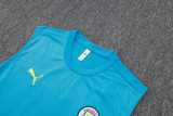 2025/26 Man City Blue Vest Training Jersey(A Set)