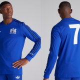 M Utd George BEST Blue Retro Long Sleeve Soccer Jersey