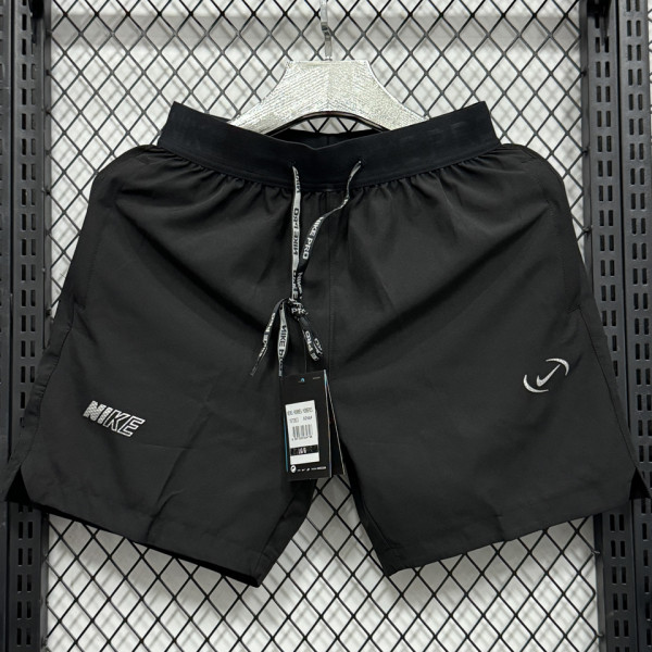 2025/26 NK Black Casual Double Layer Short Pants  A246  双层短裤