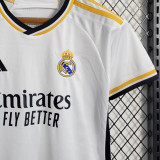 2023/24 RM Home White Kids Soccer Jersey