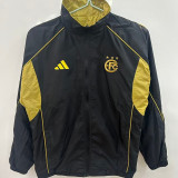 2025/26 AD x EQUIPOFC Gold And Black Reversible Windbreaker 双面 带AD