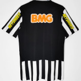 2012/13 Santos Away Black White Retro Soccer Jersey