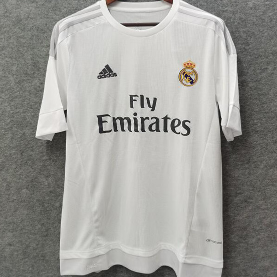 2015/16 RM White Home Retro Soccer Jersey
