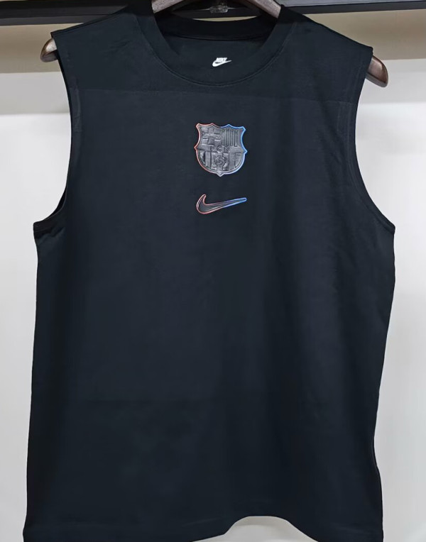 2025 BA Black Pure Cotton Vest Jersey