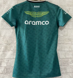 2024/25 Aston Martin F1 Green  Women Team T-Shirt (女装圆领)