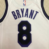 Lakers BRYANT #8 White City Edition NBA Jerseys