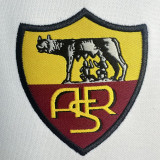1998/99 Roma Away White Retro Long SLeeve Soccer Jersey