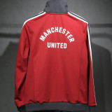2025 M Utd Red Retro Jacket Tracksuit