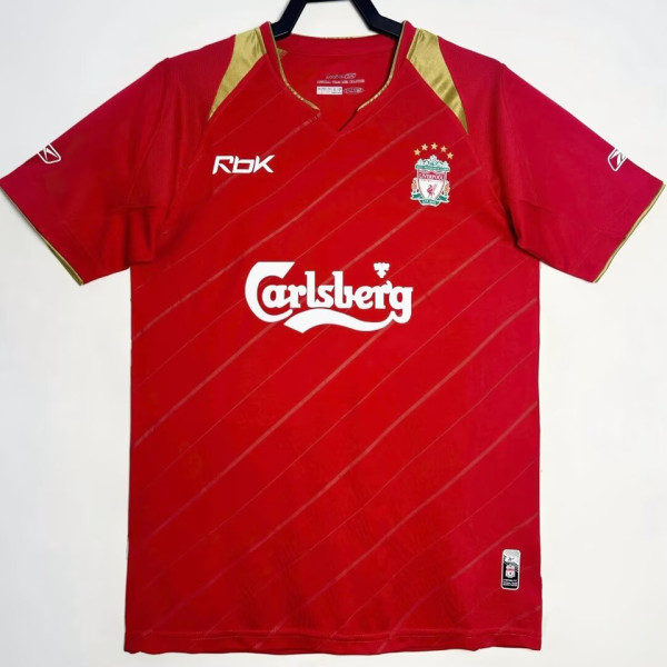 2005/06 LFC Home Red Retro Soccer Jersey