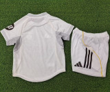 2025/26 RM Home White Player Version Kids Jersey 球员版童装