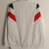 2025 Italy White Retro Style Windbreaker
