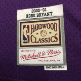 2000/01 Lakers BRYANT #8 purple Retro NBA Jerseys热压