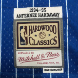 1994-95 Magic HARDAWAY #1 Blue Retro NBA Jerseys 热压