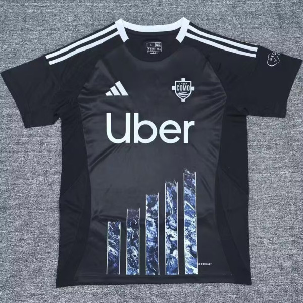 2024/25 Como Third Black Fans Soccer Jersey 科莫