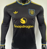 2025/26 M Utd Third Player Version Long Sleeve Soccer Jersey