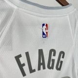 Mavericks FLAGG #32 White City Edition NBA Jersey
