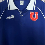 1993 Universidad de Chile Home Blue Retro Soccer Jersey